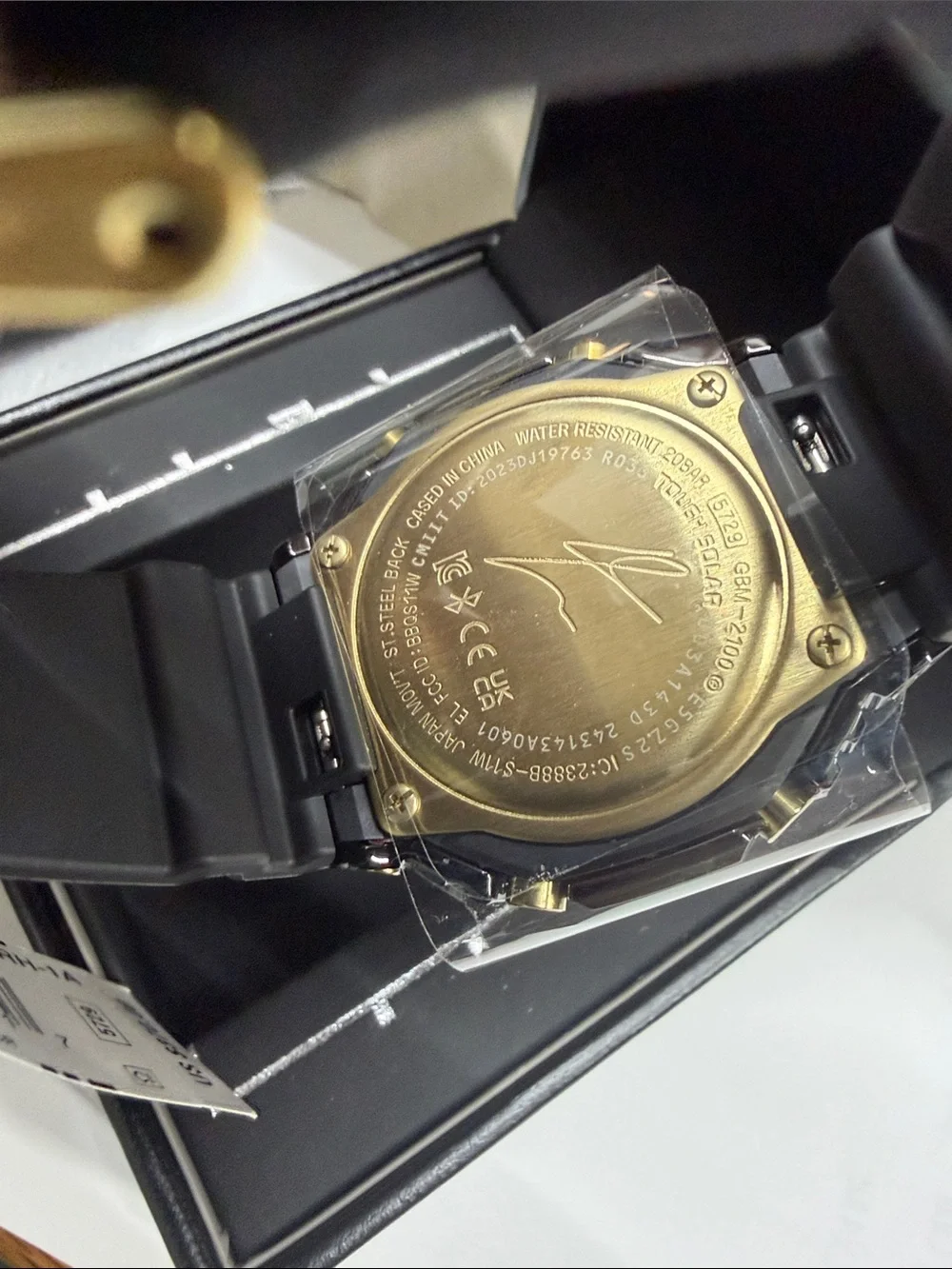 G Shock Casino Black and Gold GB M2100RH-1A 5729